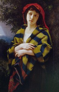 Fırtına esnasında by William Adolphe Bouguereau